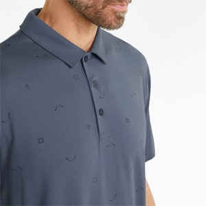 CLOUDSPUN H8 Men's Golf Polo Shirt, Evening Sky-Navy Blazer