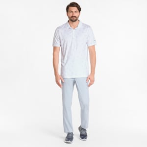 CLOUDSPUN Conservation Men's Golf Polo, Bright White-High Rise