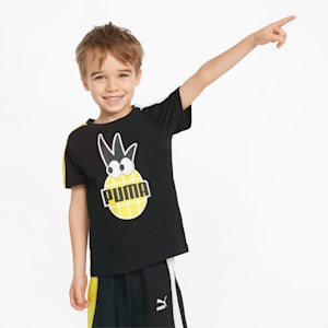 FRUITMATES Kids' Regular Fit T-Shirt, Puma Black, extralarge-IND