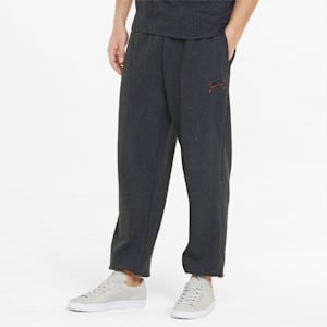 RE:Collection Relaxed Men's Pants, Dark Gray Heather