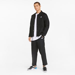 メンズ ダウンタウン DOWNTOWN コーチジャケット, Puma Black