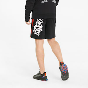 RKDO Men's Esports Sweat Shorts, Puma Black