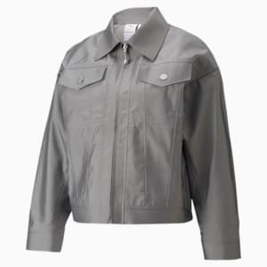 Chamarra de tejido plano PUMA x PRONOUNCE para mujer, Puma Silver