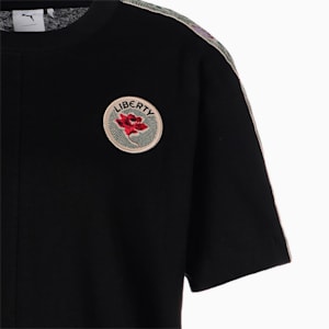 ウィメンズ PUMA x LIBERTY パネル Tシャツ, Puma Black