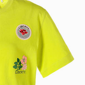 ウィメンズ PUMA x LIBERTY バッジ 半袖 Tシャツ, Sulphur Spring