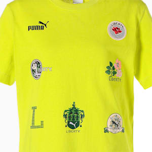ウィメンズ PUMA x LIBERTY バッジ 半袖 Tシャツ, Sulphur Spring