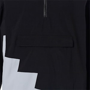 メンズ バスケットボール ショートコーナー プルオーバー, Puma Black-Harbor Mist