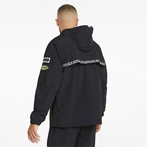 メンズ バスケットボール ショートコーナー プルオーバー, Puma Black-Harbor Mist