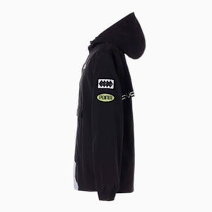 メンズ バスケットボール ショートコーナー プルオーバー, Puma Black-Harbor Mist