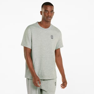 メンズ バスケットボール ピボット カットオフ プルオーバー, Light Gray Heather