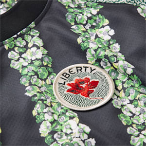 ウィメンズ PUMA x LIBERTY FB ユニフォーム サッカー シャツ, Puma Black-AOP