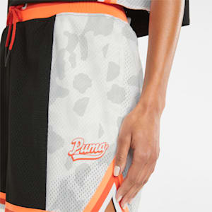 Swish Maker Printed Women's Basketball Shorts, Puma Black