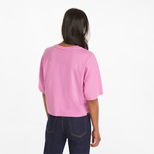 Brand Love Oversized Women's  T-shirt, Opera Mauve