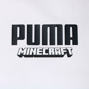 メンズ PUMA x MINECRAFT グラフィック 半袖 Tシャツ, Puma White