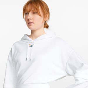 ウィメンズ CRYSTAL G. フーディー, Puma White