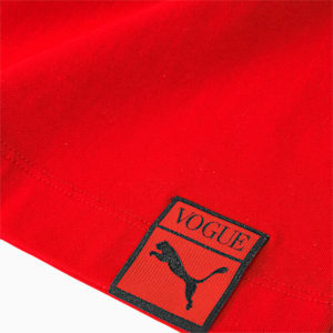 Camiseta estampada PUMA x VOGUE para mujer, Fiery Red