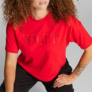 T-shirt graphique PUMA x VOGUE, femme, Rouge flamboyant