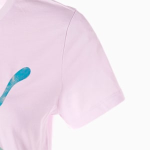 ウィメンズ CRYSTAL G. グラフィック 半袖 Tシャツ, Lavender Fog