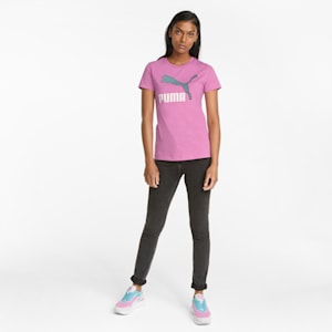 Classics Logo Interest Women's Tee, Opera Mauve-SWXP