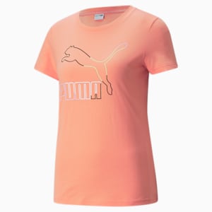 MIS Graphic Women's  T-Shirt, Peach Pink