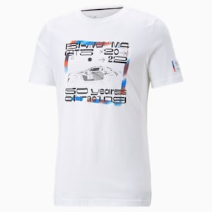 メンズ BMW MMS ステートメント カー グラフィック Tシャツ, Puma White