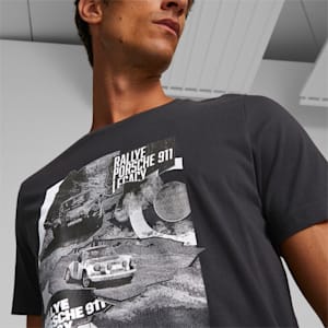 Porsche Legacy Statement Motorsport Tee Men, Puma Black