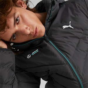 Mercedes AMG Petronas F1 MT7 EcoLite Men's Regular Fit Down Jacket, Puma Black, extralarge-IND