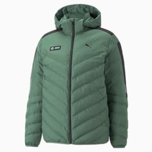 Mercedes AMG Petronas F1 MT7 EcoLite Men's Regular Fit Down Jacket, Deep Forest, extralarge-IND