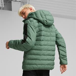 Mercedes AMG Petronas F1 MT7 EcoLite Men's Regular Fit Down Jacket, Deep Forest, extralarge-IND