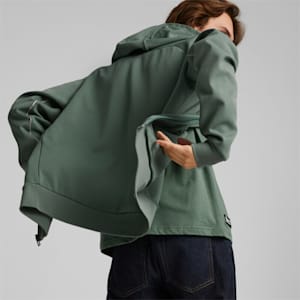 Mercedes AMG Petronas F1 Men's Hooded Sweat Jacket, Deep Forest