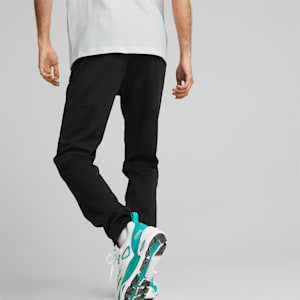 Mercedes AMG Petronas F1 Men's Slim Fit Polo Pants, Puma Black, extralarge-IND