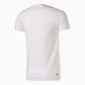 T-Shirt Hussle PUMA x TMC, homme, Blanc Puma-rouge risque élevé