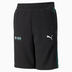 Mercedes AMG Petronas F1 Youth Regular Fit Sweat Shorts, Puma Black, extralarge-IND