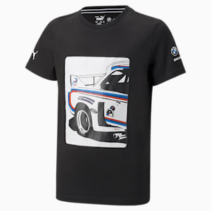 BMW M Motorsport Graphic Youth T-Shirt, Puma Black