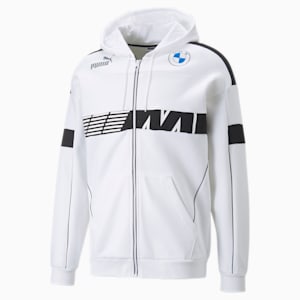 BMW M Motorsport SDS Sweat Jacket, Puma White