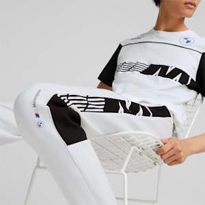 Pantalones deportivos de automovilismo BMW M Motorsport SDS para hombre, Puma White