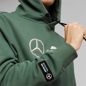 Mercedes AMG Petronas F1 Logo Motorsport Men's Hoodie, Deep Forest