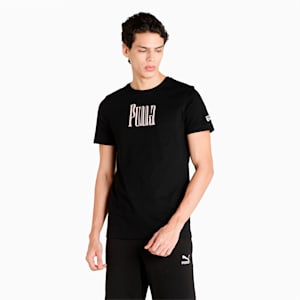 Downtown Graphic Slim Fit Men's T-Shirt, Puma Black