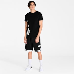 4th Quarter Short Sleeves Slim Fit Men's T-Shirt, Puma Black