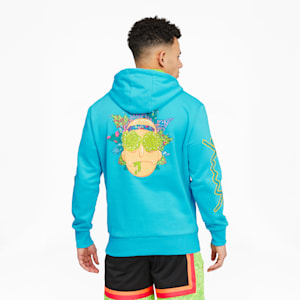 PUMA x RICK AND MORTY Men's Basketball Hoodie, Scuba Blue, extralarge