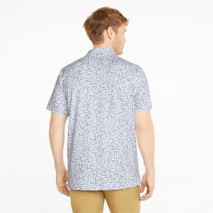 Camiseta tipo polo de golf Mattr Fancy Plants para hombre, Blanco brillante QUIET SHADE