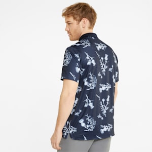 Mattr Lowlands Golf Polo Men, Navy Blazer-Bright White