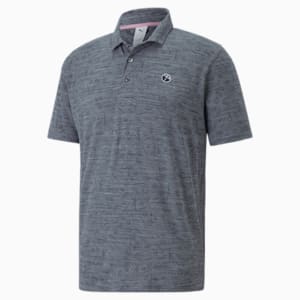 PUMA x ARNOLD PALMER CLOUDSPUN King Golf Polo Men, Navy Blazer Heather