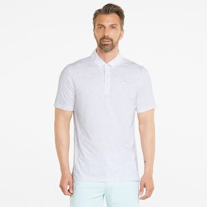 メンズ ゴルフ PUMA x ARNOLD PALMER チャレンジャー ポロシャツ, Bright White-Lavendar Pop