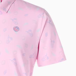 メンズ ゴルフ PUMA x ARNOLD PALMER チャレンジャー ポロシャツ, Pale Pink-Lavendar Pop
