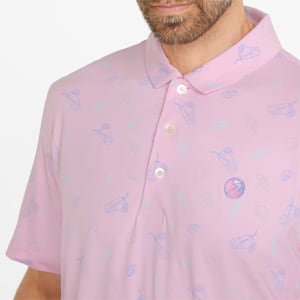 メンズ ゴルフ PUMA x ARNOLD PALMER チャレンジャー ポロシャツ, Pale Pink-Lavendar Pop