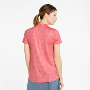 MATTR Bouquet Golf Polo Shirt Women, Carnation Pink