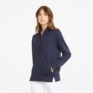 CLOUDSPUN Rockaway Half-Zip Golf Sweatshirt Women, Navy Blazer, extralarge-GBR