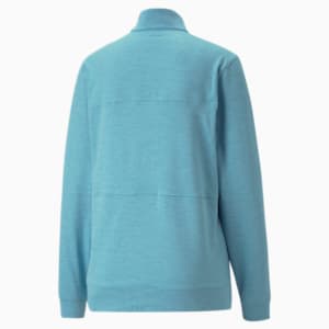 CLOUDSPUN Rockaway Half-Zip Golf Sweatshirt Women, Dusty Aqua