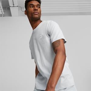 Classics Small Men's Logo Tee, Platinum Gray